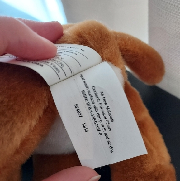 Scholastic Books Plush Lion Cub Light Brown 6in 2016 - Picture 9 of 9